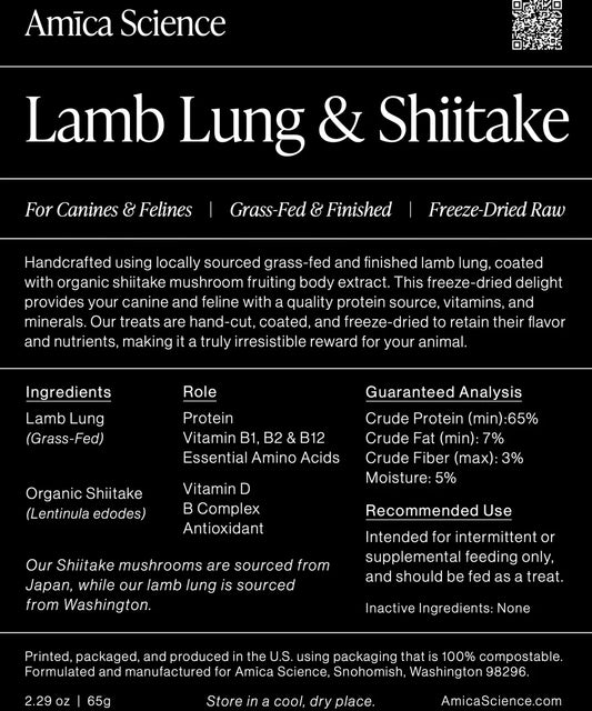 Lamb Lung & Shiitake