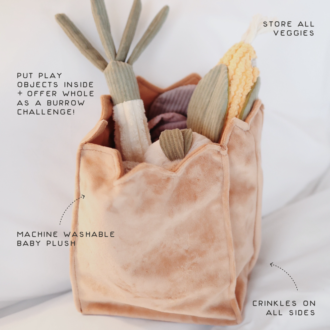 FARMER'S MARKET SET // ENRICHMENT TOY SET // SNUFFLE TOY