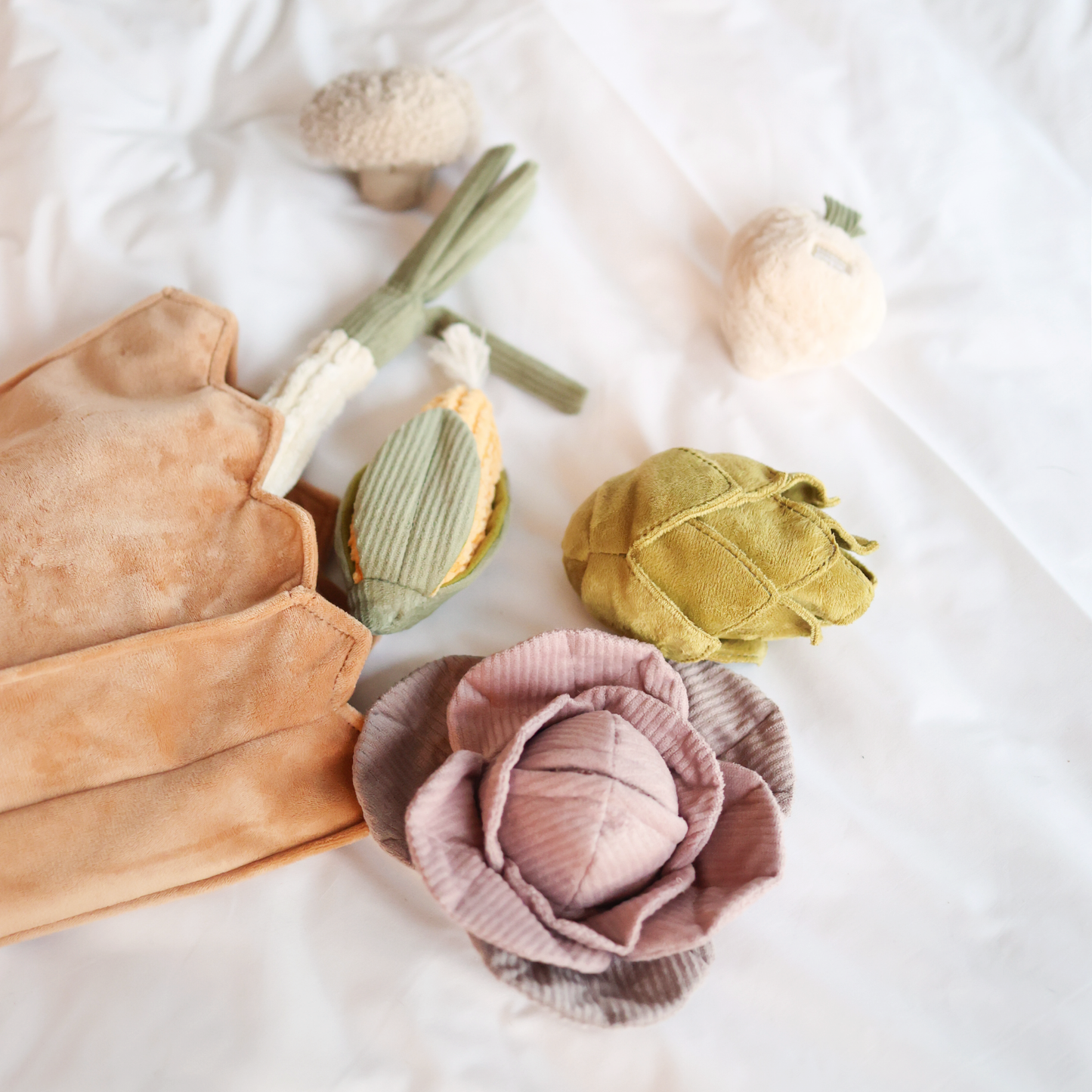 FARMER'S MARKET SET // ENRICHMENT TOY SET // SNUFFLE TOY