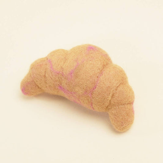WOOL CROISSANT DOG TOY