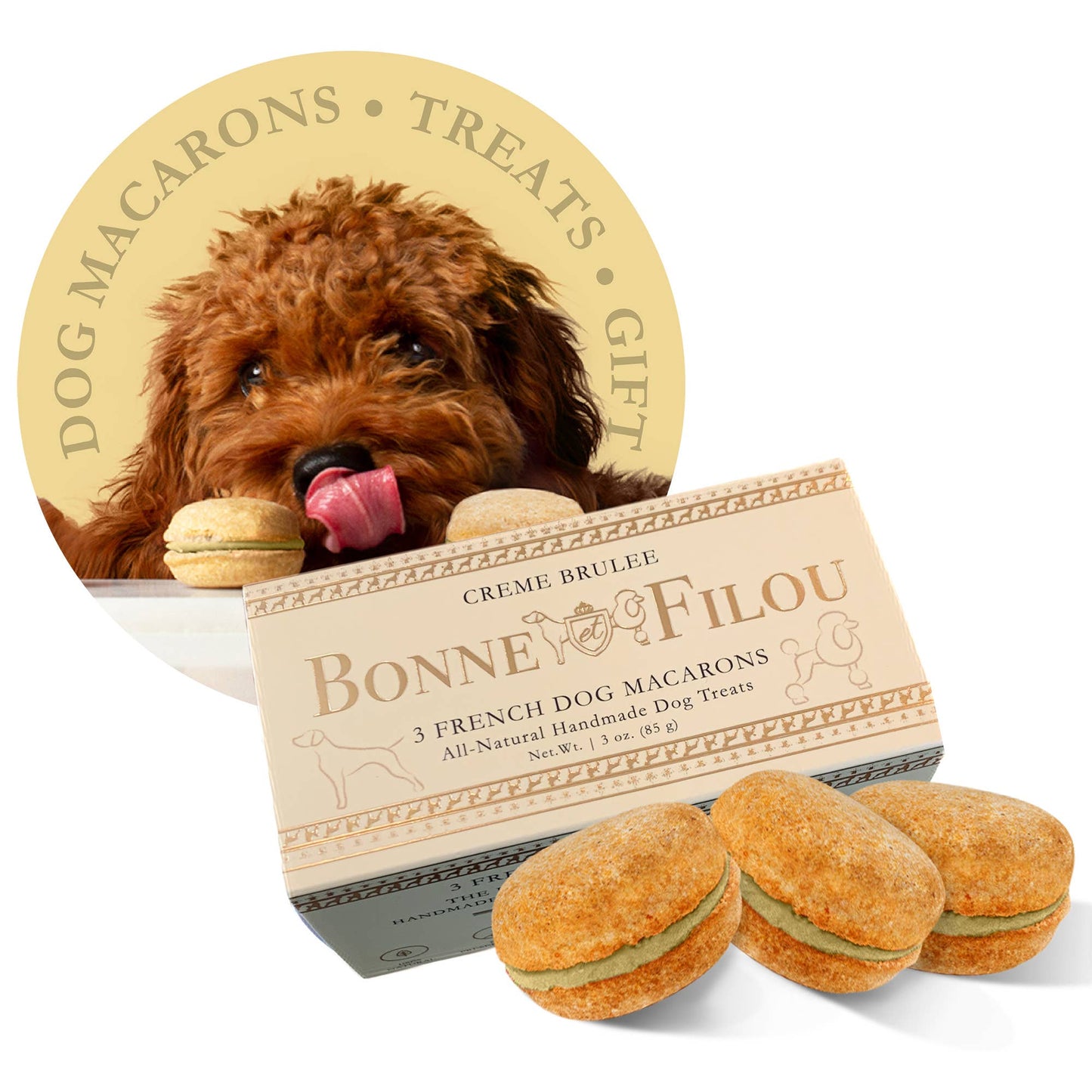 Dog Macarons | Dog Gifts (3 count)
