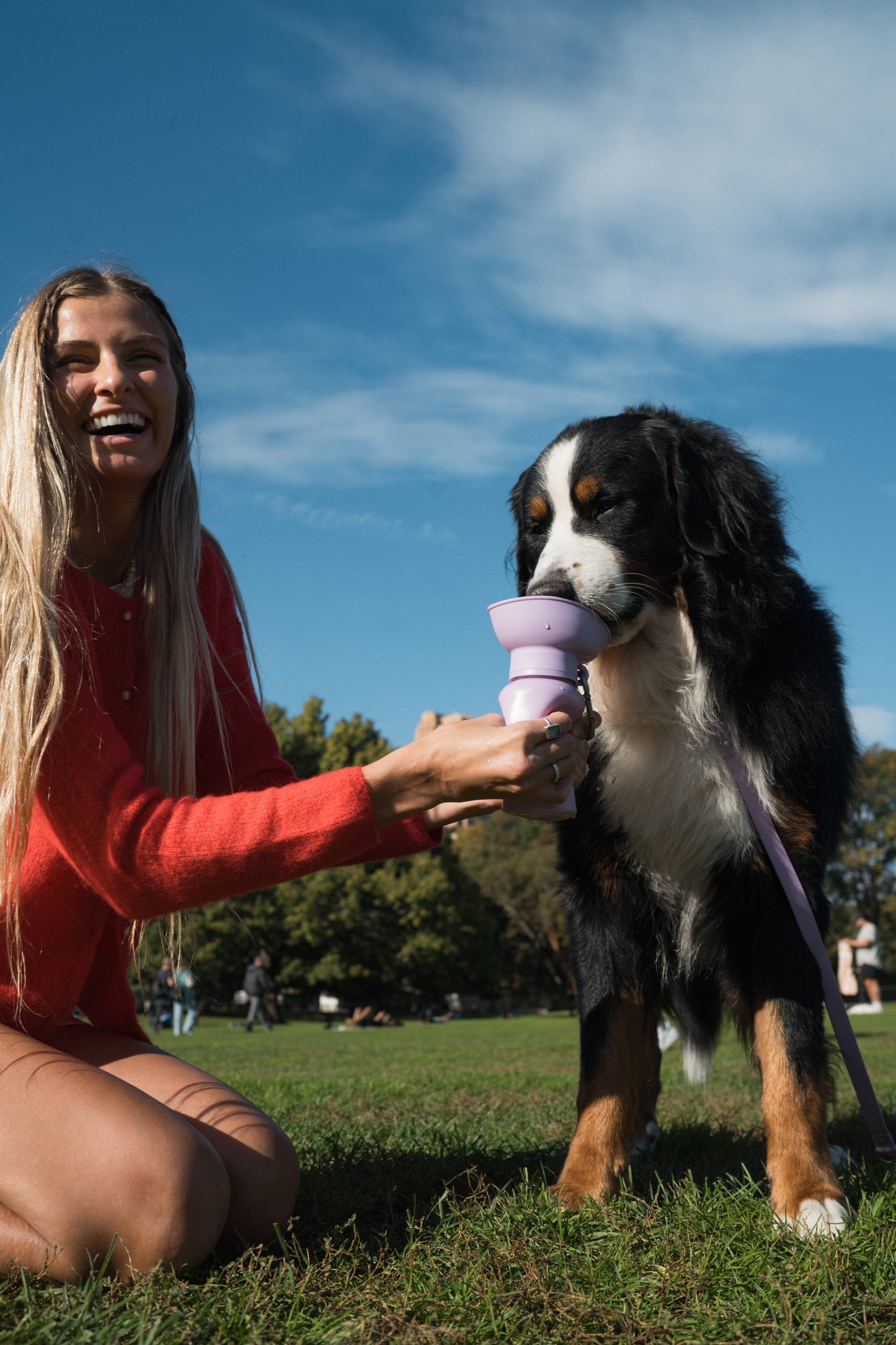 Dog Travel Water Bottle - 20oz Flip