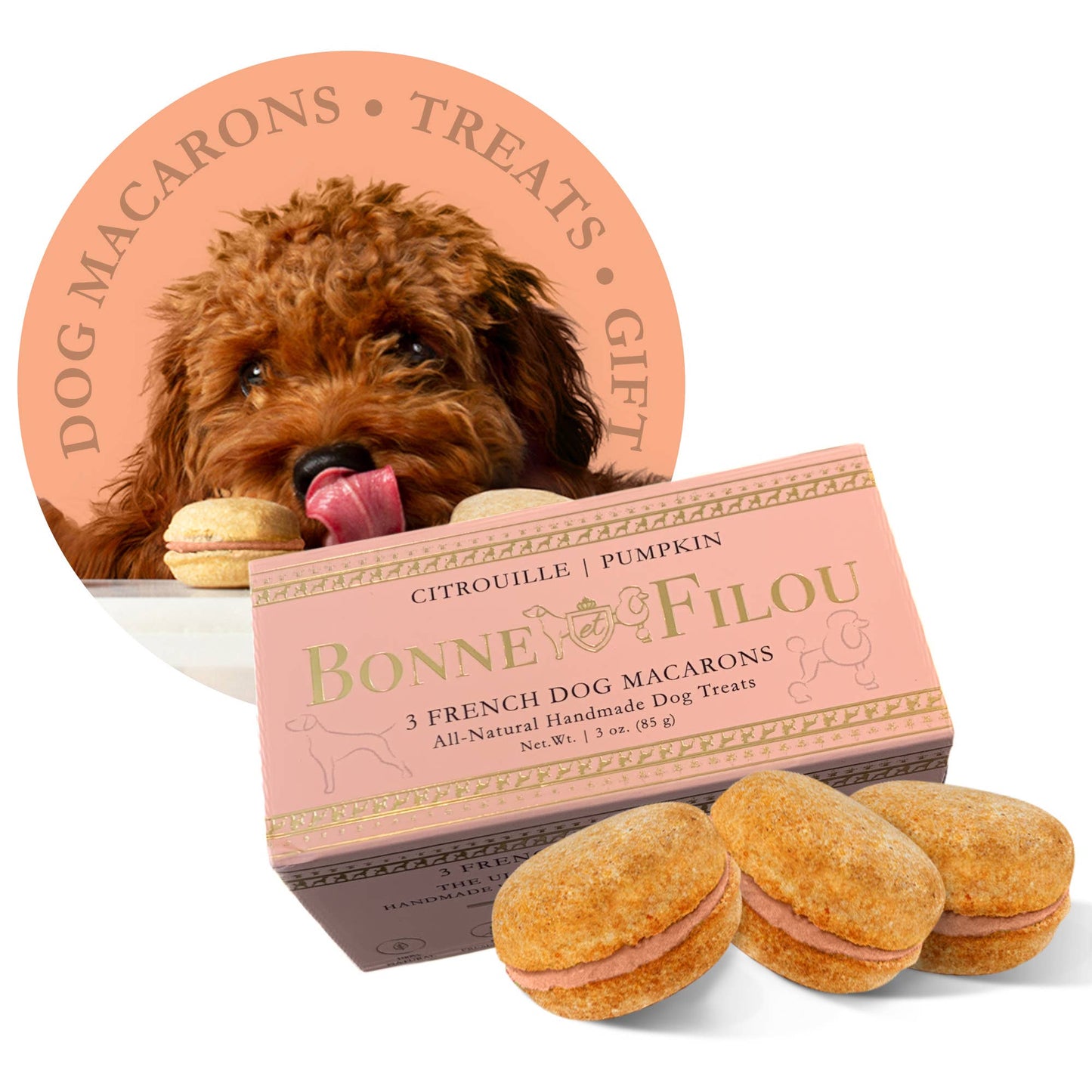 Dog Macarons | Dog Gifts (3 count)