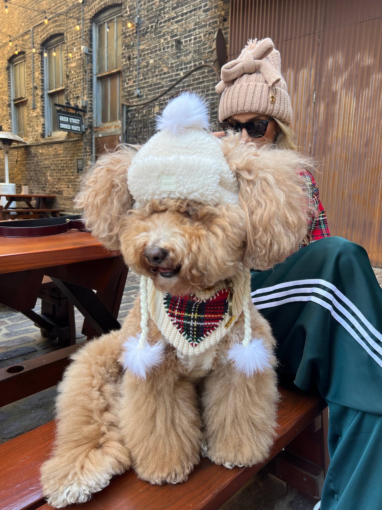 Creamy Cloud Dog GG Beanie