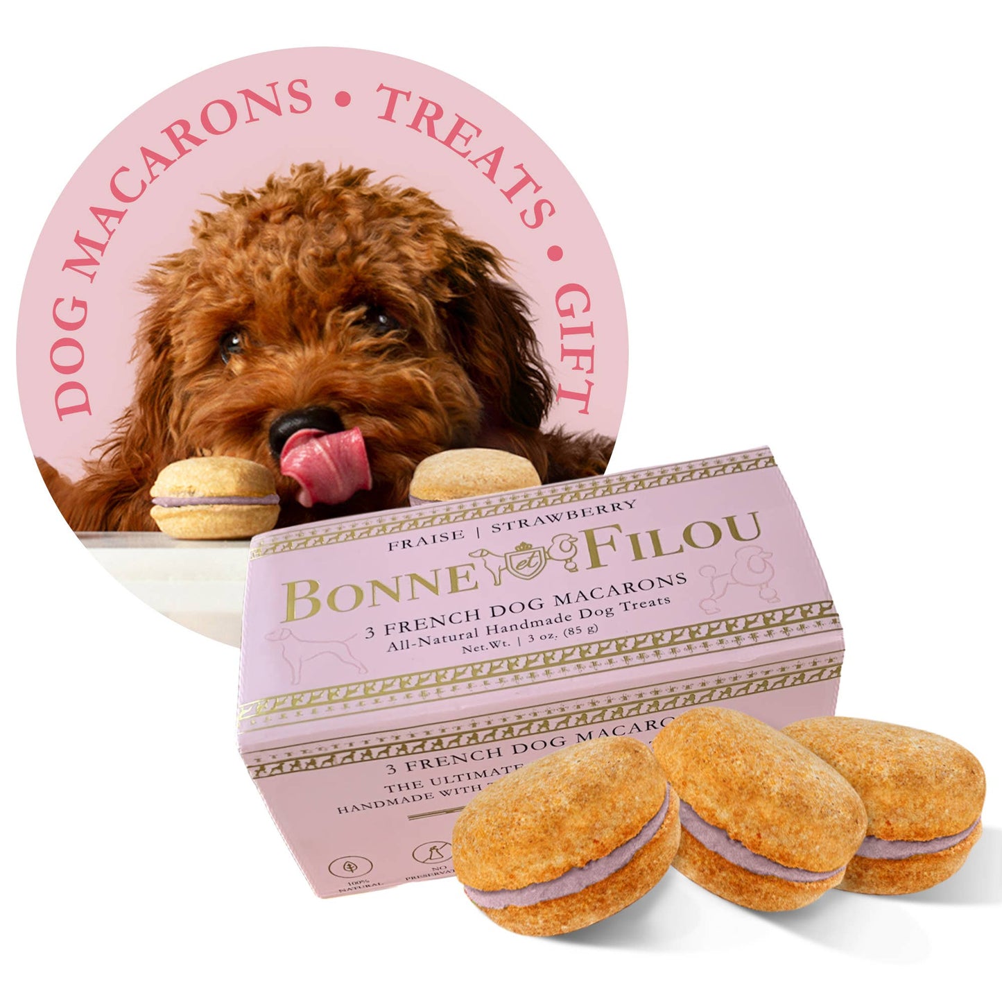 Dog Macarons | Dog Gifts (3 count)