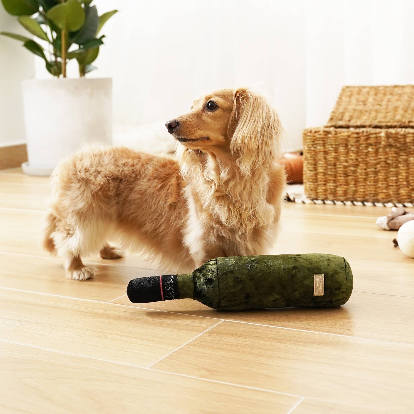 Merlot Wine Bottle / Enrichment Dog Toy