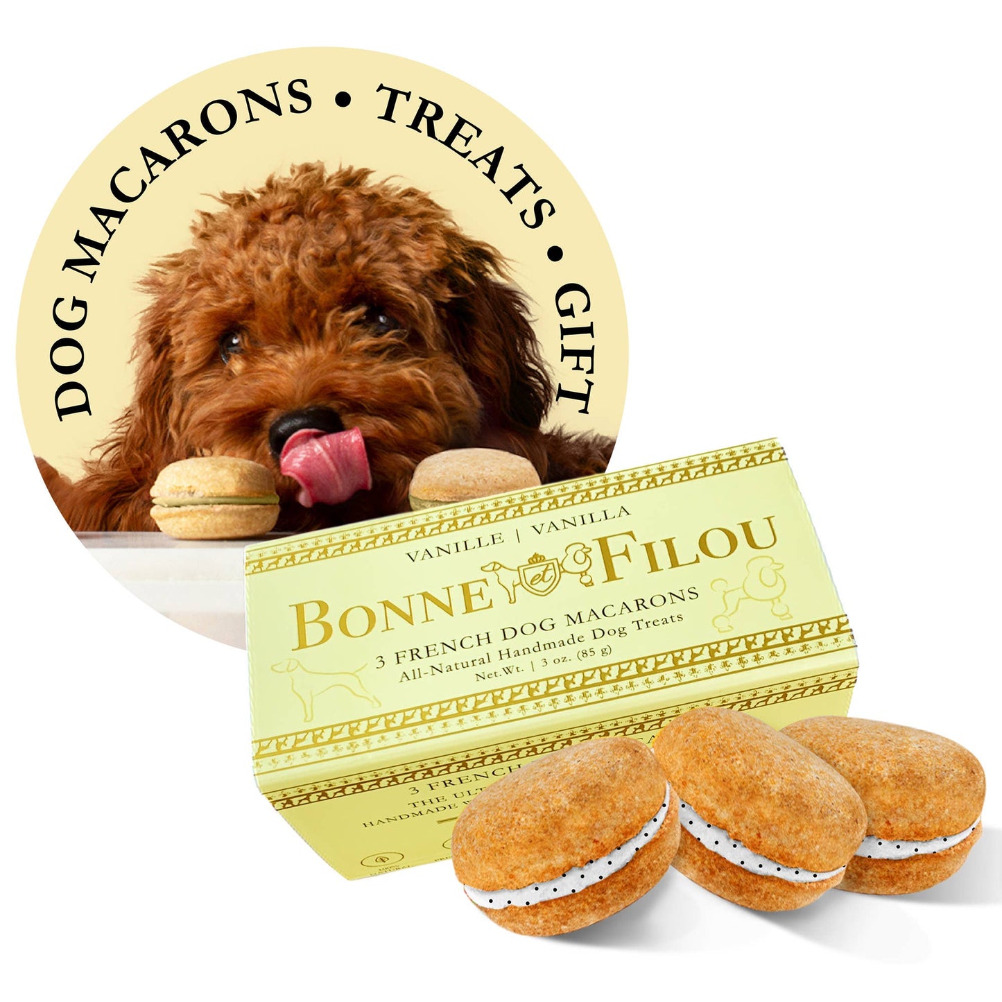 Dog Macarons | Dog Gifts (3 count)