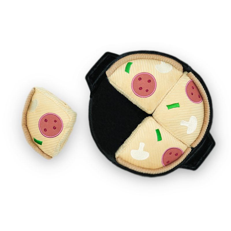 DEEP DISH PIZZA // ENRICHMENT DOG TOY