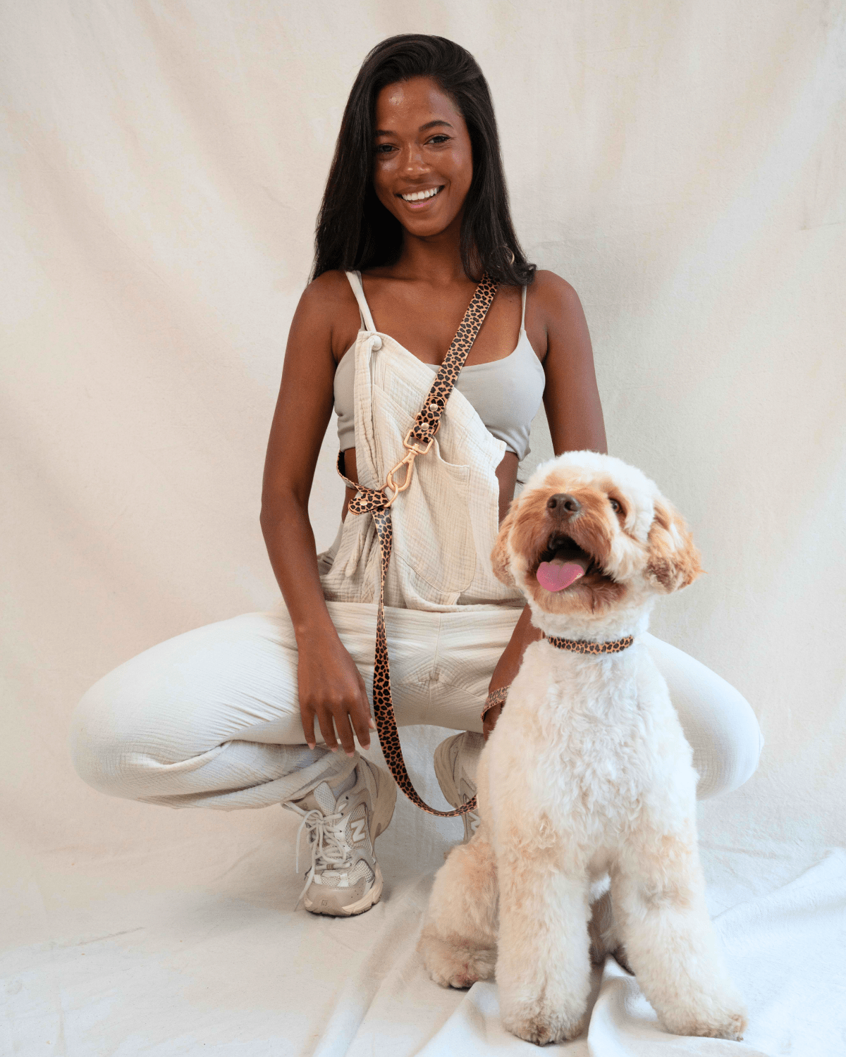 Wander! Multiway Waterproof Leash Leopard