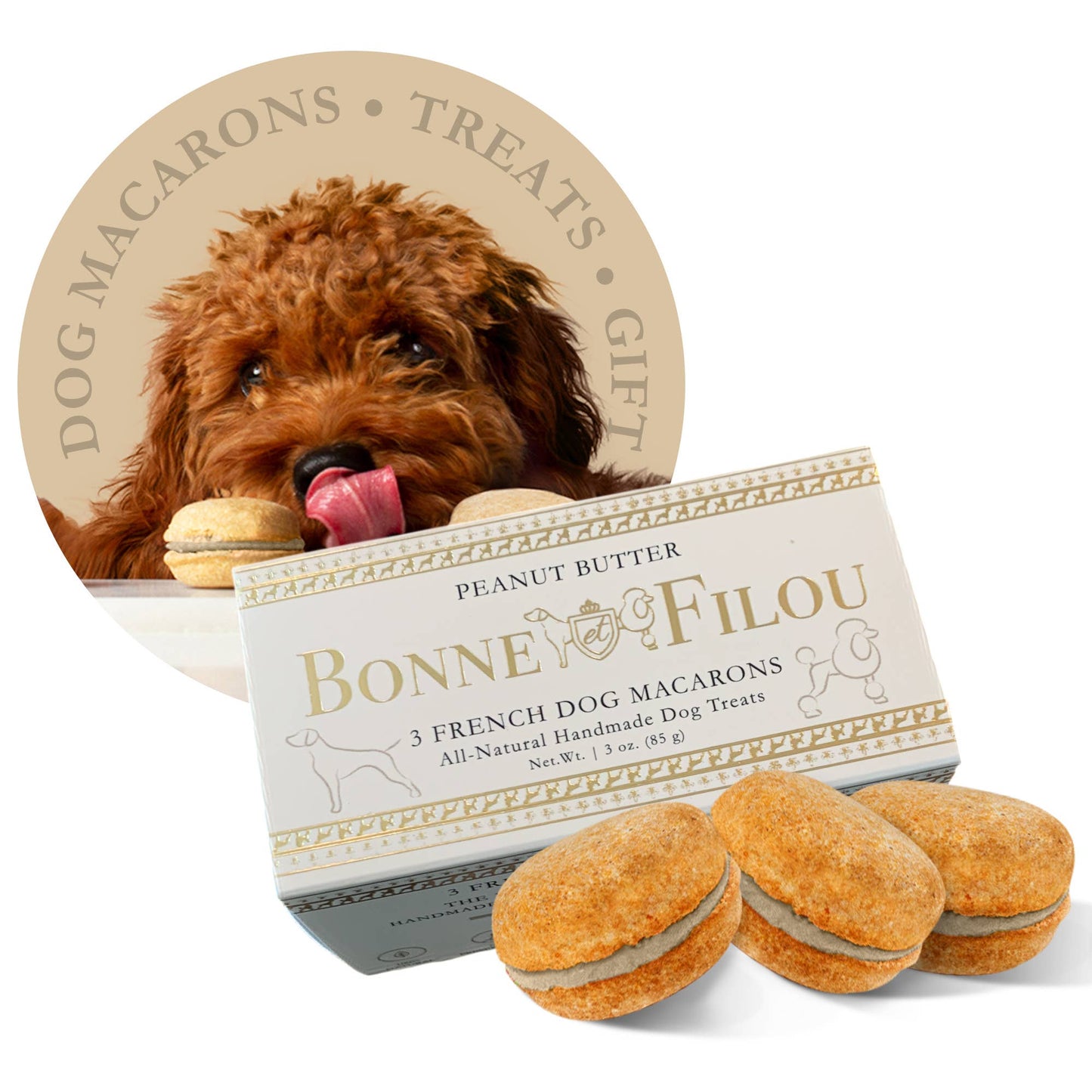 Dog Macarons | Dog Gifts (3 count)