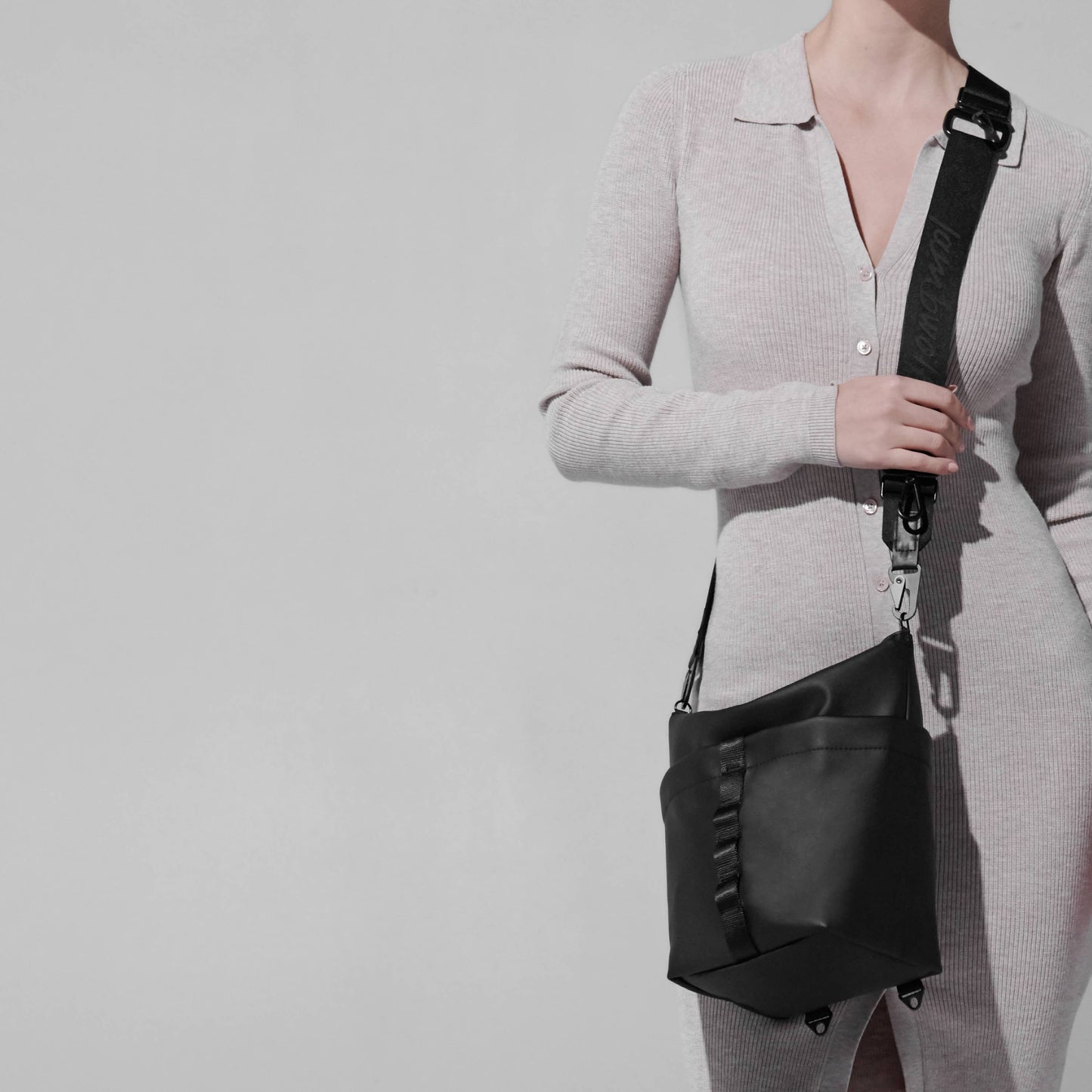 BUCKET BAG // Convertible Vegan Leather Bag