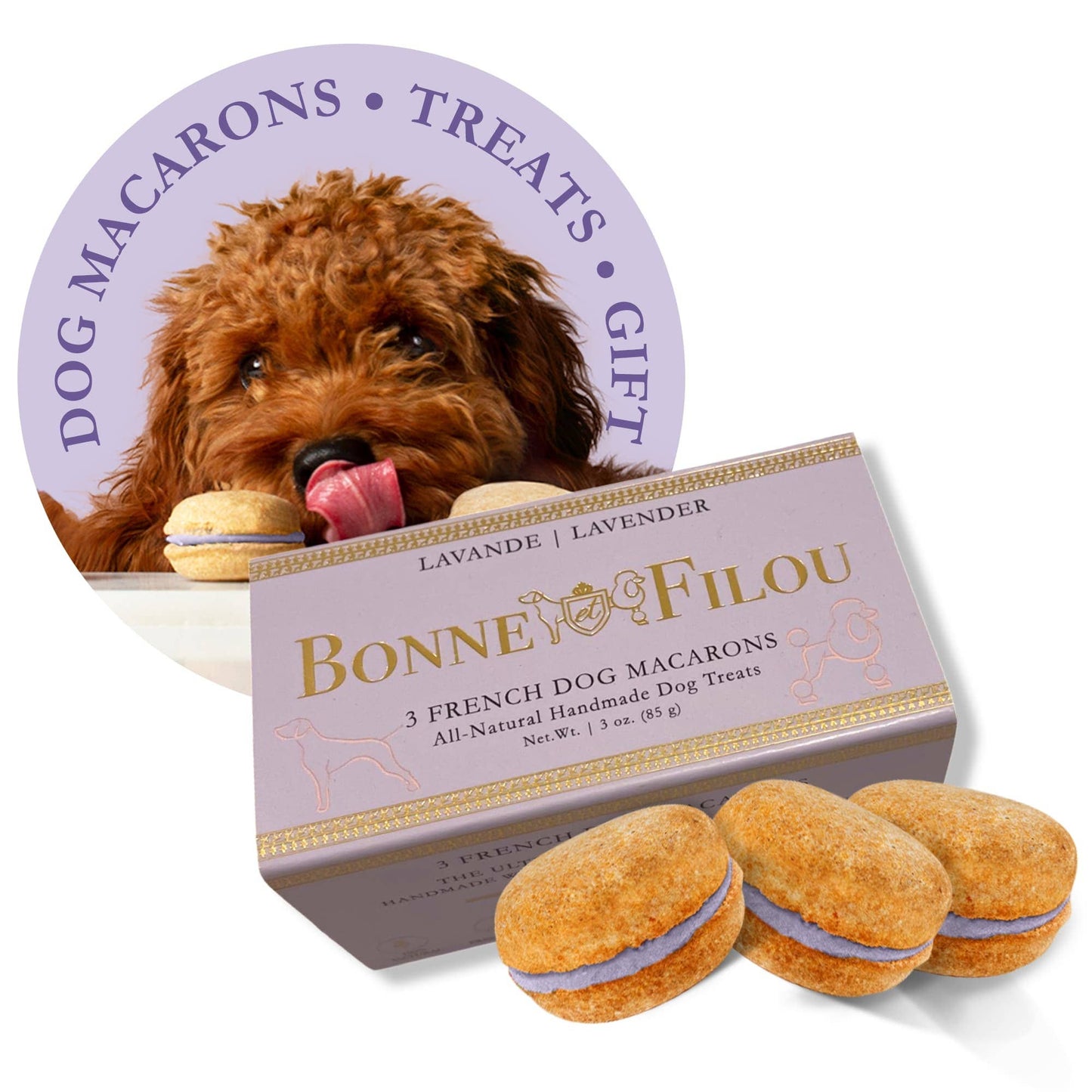 Dog Macarons | Dog Gifts (3 count)