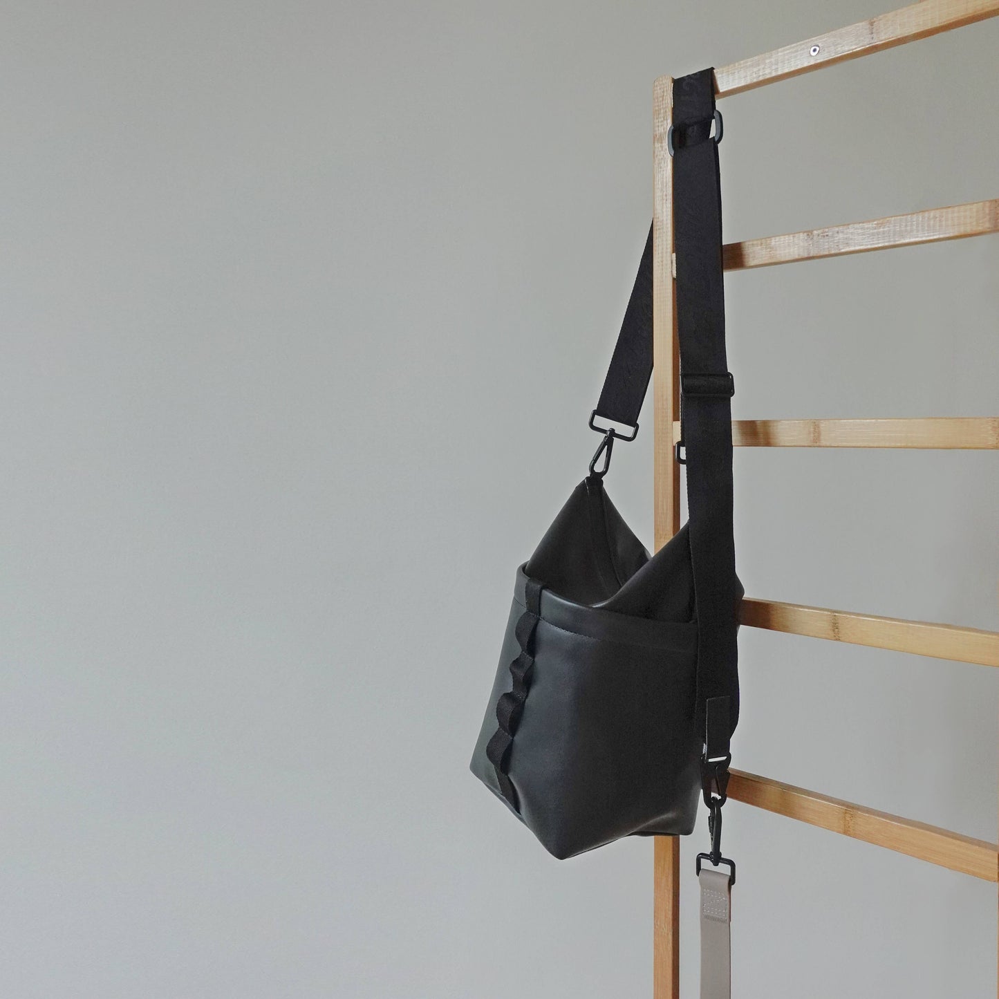 BUCKET BAG // Convertible Vegan Leather Bag